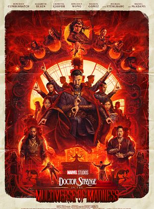 Cartel de  Doctor Strange en el Multiverso de la Locura