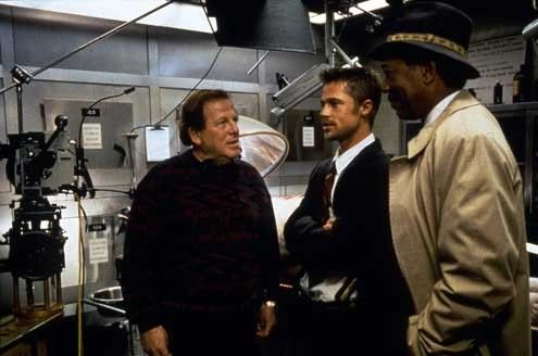 Seven, los siete pecados capitales : Foto David Fincher, Brad Pitt, Morgan Freeman